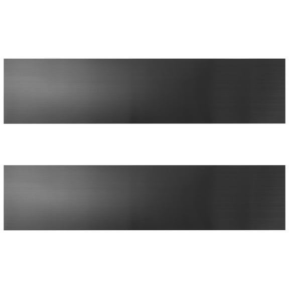 WRITWAA 2Pcs Door Guard Kickplate For Exterior Back Door Scuff Resistance Black