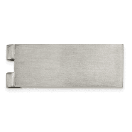 Stainless Steel Brushed Money Clip