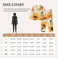 thumbnail image 6 of Bingfone Womens Pajama Sets Sunflower 5 Print,Long Sleeve Loungewear Pajamas Set-Large, 6 of 9