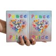 thumbnail image 3 of Peace Love Pride Schnauzer with Rainbow Sunglasses LGBT LGBTQ+ Travel Passport Wallet Miniature Schnauzer Dog Lover PU Leather Passport Holder Cover - 01004, 3 of 5