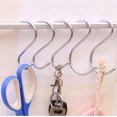 thumbnail image 2 of S-Hooks for Closet - Stainless Steel Heavy-Duty Clothing Hangers, Versatile Kitchen and Home Organizers, Large Size, 2 of 5