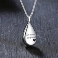 thumbnail image 2 of Teardrop Cremation Jewelry Memorial Teardrop Ashes Keepsake Urns Pendant Necklace for urn Necklaces Ashes Jewelry Gifts, 2 of 7