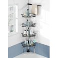 thumbnail image 1 of Rustproof Shower Caddy Corner Tension Pole with 4 Tier Metals Baskets Shower Shelves Corner Standing Large Bathroom Shower Storage Organizer Shelf Adjustable Height from 24 to 120 In, 1 of 5