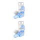 thumbnail image 2 of Methold Dispensador automático de botellas de agua para mascotas, jaula para animales para sala de estar, bebedero de 500ml, contenedor Azul 2piezas, 2 of 6