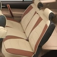 thumbnail image 2 of Ultra Comfort High Grade Leather Seat Covers For Car Truck SUV Van - Rear Set, 2 of 3