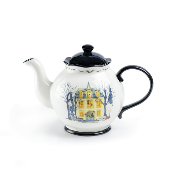 Potter's Studio Halloween Haunted House 40oz Teapot
