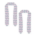 thumbnail image 2 of Haiem Flamingo1 Pattern Graduation Stole 2024 | Premium Satin Sash for Graduation Ceremony, 2 of 7