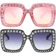 thumbnail image 1 of KAKOWELY 2 gafas de sol cuadradas de moda para mujer, gafas de sol de verano para exteriores., 1 of 5