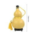 thumbnail image 3 of Wmkox8yii Natural Gourd Water Bottle Portable Bottle,Gourd Shaped Kettle with Lid Flask Gourd Bottle for Outdoor,Camping,Boating,Travel,Birthday,Home Decor, 3 of 6