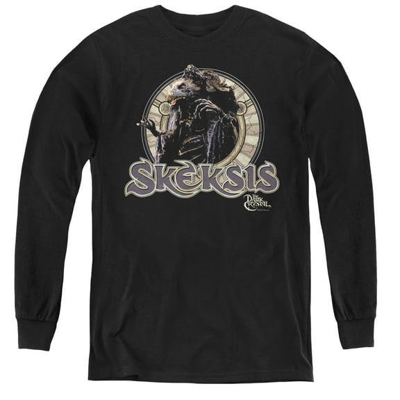 Dark CrystaLong Sleevekeksis Youth Long Sleeve T-Shirt Black