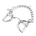 thumbnail image 2 of Horse Snaffle Bit, Easy Operation Practical Anti Bitting Stainless Steel Horse Snaffle Roller Fine Workmanship  For Racetracks, 2 of 8