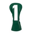 thumbnail image 1 of CSChome Housse de Golf en Cuir Faux Cuir Housse de Tête de Club de Golf Style Britannique Vert Imperméable Résistant à l'Usure Protection de Tête Accessoires de Club de Golf, 1 of 6