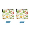 thumbnail image 7 of FORMRS 13"-13.3" Laptop Sleeve Protective Case Soft Carrying Quilted Computer Bag Cover, White Vegetables Pattern, 7 of 7