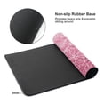 thumbnail image 3 of Kdxio Pink Glitter Print Large Gaming Mouse Pad,Non-Slip Base,Water Resist Keyboard Pad for Gamer,Office & Home,29.5 x 15.8 in, 3 of 6