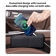 thumbnail image 5 of Organizador de asiento de coche de cuero con agujero para cargar el teléfono • Caja de almacenamiento para los huecos entre asientos • Previene la pérdida de objetos • Marrón, 5 of 7