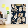 thumbnail image 5 of FMSHPON FlowersBirds Blue Vintage Clipboard Hardboard Wood Nursing Clip Board and Pull for Standard A4 Letter 13x9 inches, 5 of 7