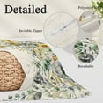 thumbnail image 3 of Flowers Eucalyptus Body Pillow Covers 20"x54", Vintage Botanical Floral Leaves Soft Brushed Microfiber Breathable Throw Pillow Covers, Pillowcase with Zipper for Couch Sofa Bedroom Living Room, 3 of 9