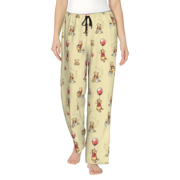 Winnie The Pooh Women's Pajama Pants Sizes M-3XL Casual Sleepwear Pants Athletic Pant Workout Joggers Pant