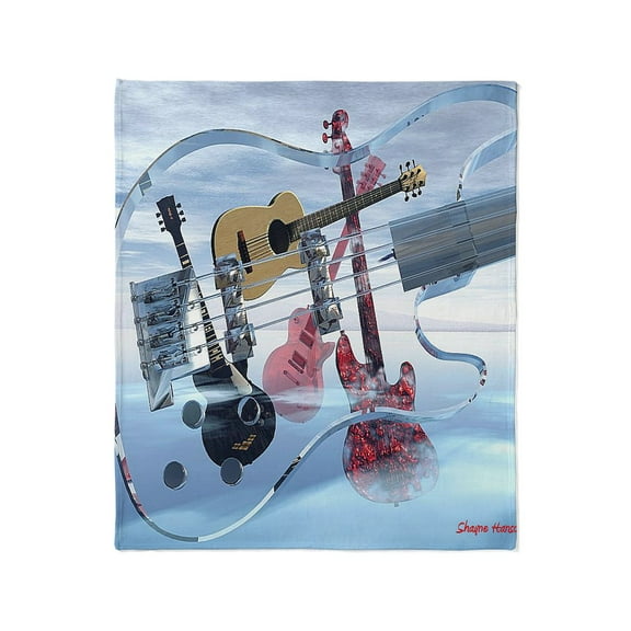 CafePress - Glassbass Throw Blanket - Soft Fleece Throw Blanket, 50"x60" for All Ages