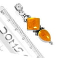 thumbnail image 2 of 925 Sterling Silver Pendant Amber Handmade Jewelry, 2 of 3