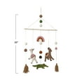 thumbnail image 3 of Creative Co-Op Wool Felt Mobile with Llamas, Alligator and Tassels, 3 of 3