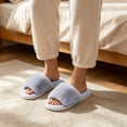 thumbnail image 2 of Agkizg Womens Fall Winter Slippers, House Slippers, Open Toe Soft Sole House Slippers Comfortable Casual Indoor Light Outdoor Daily Slippers, 2 of 7