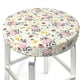 thumbnail image 3 of Balery Cute Cow Fundas de asiento para taburete de bar redondo de tela de terciopelo ajustables que protegen de arañazos y manchas para sillas de 14 a 17 pulgadas.-14 inch, 3 of 7
