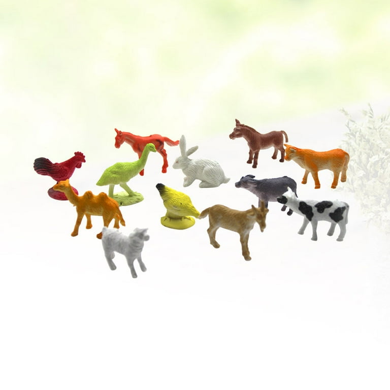 69Pcs Small Animal Figures, Assorted Mini Plastic Animal Toy, Tiny Little  Animals for Sensory Bin, Birthday Party Favor for Kids Toddler Aged 3-8