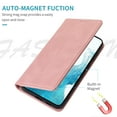 thumbnail image 3 of Allytech Magnetic Case for Samsung Galaxy S23 FE, [3 Card Slots] [1 Cash Slots] Slim PU Leather Shockproof Camera Lens Protection Kickstand Magnetic Closure Luxury Case for Women Men - Rosegold, 3 of 7
