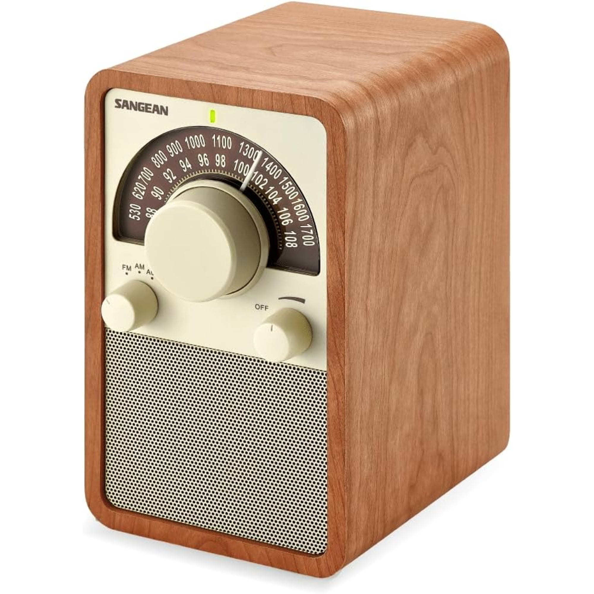 Sangean WR-15WL Am Fm Wooden Cabinet Radio Walnut