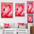 thumbnail image 4 of Designart "Flamingo Retreat" Animals Flamingo Canvas Wall Art, 4 of 7