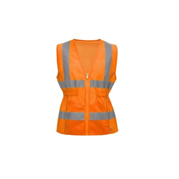 2W International RW301C-2 XL Fitted for You C2 Recycled Vest, Orange - Extra Large