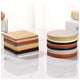 thumbnail image 2 of Xiao Hua 4 posavasos redondos de cuero sintético, impermeables y antideslizantes para tazas de café y té, de 9 x 9 cm, color marrón., 2 of 5