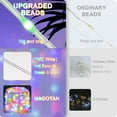 thumbnail image 4 of Magotan Solar Christmas Lights 2 Pack 72 Ft 200 LED Outdoor Waterproof Solar String Lights Garden Patio Christmas Decorations, Multicolor, 4 of 10