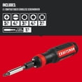 thumbnail image 3 of Juego de destornilladores eléctricos CRAFTSMAN 4V 300 RPM con cargador, 3 of 9