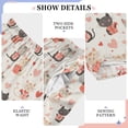 thumbnail image 4 of Wobogo Cute Gift Cat Long Pajama Pants Bottoms Soft Sleepwear with Pockets, 4 of 9