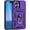 Purple, variant on KOMI Case for iPhone 16 with Slide Camera Cover & Rotated Ring Kickstand Military Grade Shockproof Protective Cover iphone16 Phone case for Apple iPhone 16 Blue