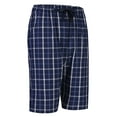 thumbnail image 2 of Men's plaid pajama pants-100% cotton soft pajama pants with pockets comfort pajama shorts for men, 2 of 4