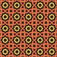 thumbnail image 1 of Ahgly Company Indoor Square Patterned Pumpkin Orange Area Rugs, 6' Square, 1 of 6