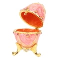 thumbnail image 3 of Joyero Bling Bling Huevo de Pascua esmaltado vintage Caja de huevos de Pascua, 3 of 9
