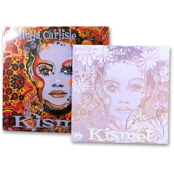 Belinda Carlisle Signed Autographed Record Album Insert Kismet The Go Gos JSA