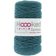 Hoooked Spesso Chunky Cotton Macrame Yarn-Petrol