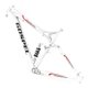 thumbnail image 2 of Cuadro Bicicleta Rodada 26 MTB Suspension Blanco Gospel Gospel N/A, 2 of 3