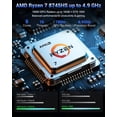 thumbnail image 2 of NIMO 17.3" Light-Gaming-Laptop, AMD Ryzen 7 8745HS 8-Core up to 4.9GHz, 16GB DDR5 RAM 512GB SSD, AMD Radeon 780M Graphics, FHD IPS Display, 100W Type-C Fast Charger, Backlit Keyboard, Fingerprint, 2 of 7