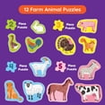 thumbnail image 2 of Rompecabezas Zicster Mi Primer Juguete Montessori Animales de Granja 12 piezas, 2 of 7