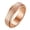Rose Gold, variant on 6 mm Wide Spinner Ring Sandblasted Stainless Steel for Men and Women