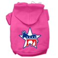 thumbnail image 1 of Democrat Screen Print Pet Hoodies Bright Pink Size Lg (14), 1 of 1