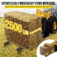 thumbnail image 1 of BeesClover Connecting Rod Heavy Duty Pallet Forks with Adjustable Stabilizer Bar for Loader Bucket Skid Steer Tractor, 1 of 6