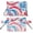 American Flag Swirl Tie-dye, variant on COEQINE Car Window Shade for Baby, UV Protection Heat Block Sun Shade Auto Decor for Rear Window, Magnetic Double Layer Sunshade for Baby, Kids, Pets, Rainbow Gradient