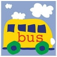thumbnail image 1 of Great BIG Canvas | Rolled Erin Clark Poster Print entitled Yellow School Bus, 1 of 4